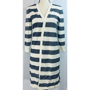 Talbots‎ Womens Open Face Striped Cardigan Size M